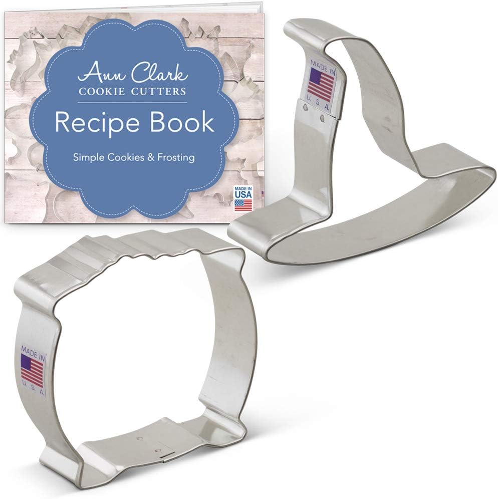 Halloween Witch Cookie Cutters 2-Pc. Set Made in the USA by Ann Clark, Witch Hat, Cauldon