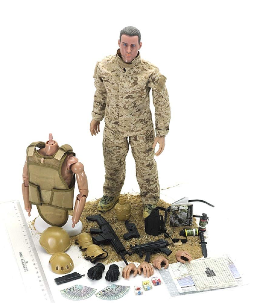 7Buy 12in Special Forces Action Figures Soldiers Toys 1:6 Scale for Children Kids Boys Age 8 10 12 14