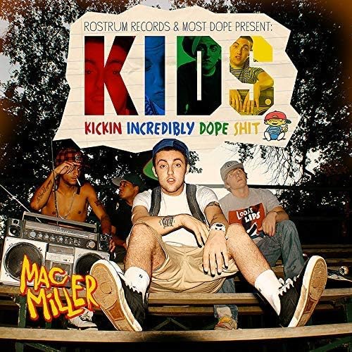 United Mart Poster Album Cover MAC Miller: Kids Kick in Incredibly dope Shit Poster Size 12x18 inch Rolled