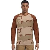 TWCHAS Men&rsquo;s Military Camo T-Shirt, 100% Cotton Camouflage Top Vintage Camo T-Shirts for Everyday Look and Outdoor Activity