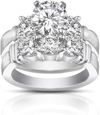 Madina Jewelry 2.00 ct Women's Round Cut Diamond Engagement MDES70120M14J