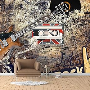 Wall Murals for Bedroom Vintage Bar Theme Removable Wallpaper Peel and Stick Wall Stickers - 66x96 inches
