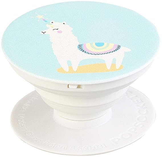 PopSockets Ausziehbarer Sockel und Griff für Smartphone/Tablet Llamacorn