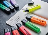 STABILO BOSS ORIGINAL Highlighter Pack 4 Yellow Orange Green Pink view 6