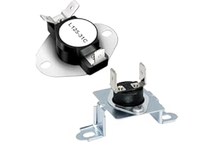 Dryer Thermal Fuse 6931EL3003D 6931EL3001F Dryer Thermostat kit by Puxyblue - Replaces ap5072172 dle5955w L125-31C - Compatible with KenMore LG Dryers dle2050w, dle2301r, etc.