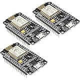 KeeYees 3pcs ESP8266 ESP-12E Development Board WiFi WLAN Wireless Module CP2102 for NodeMCU for ESP-12E for Arduino