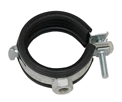 4x Rohrschelle 113-118mm Mit Gummieinlage - Schallschutz Schellen Für Abwasser & Heizung