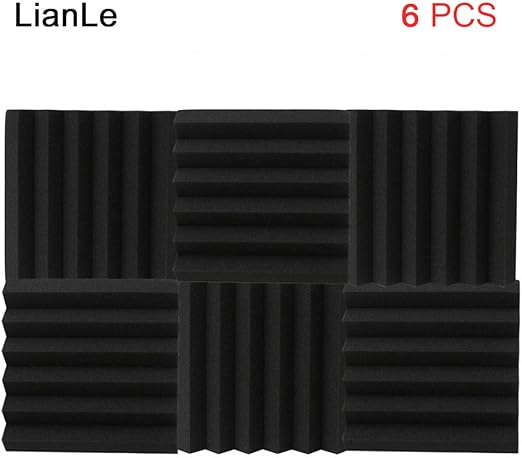 Lianle 6pcs 30 30cm Diy Acoustic Panels For Wall Door Home