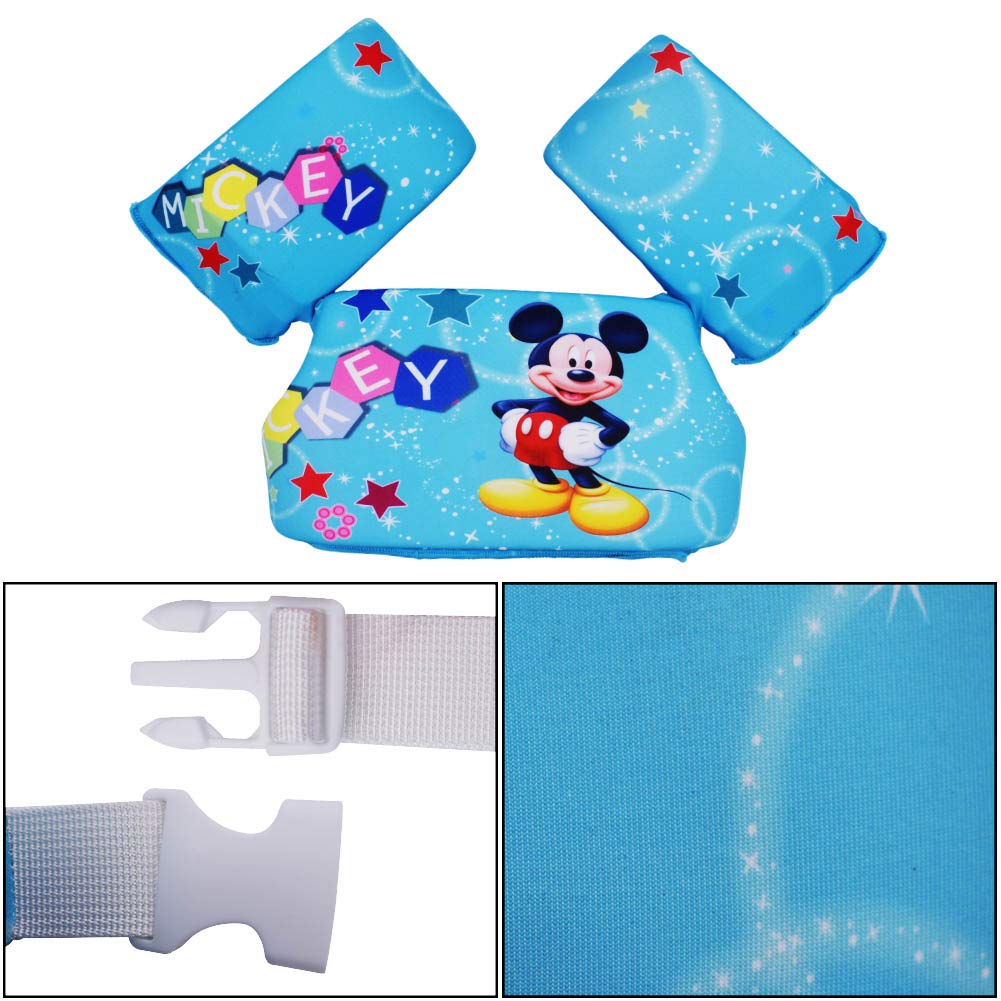 Intvn Home Gilet De Sauvetage Aile De Natation Brassard Enfant Puddle Jumper Deluxe Brassard Et Ceinture Gilet De Flottaison Pour Enfants 2 A 6 Ans 14 25 Kg A Nager Bleu Ciel Jeux De