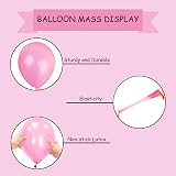 SHATCHI Pink Balloons 25 Pack 12 Inch Thick Latex Biodegradable Helium view 6