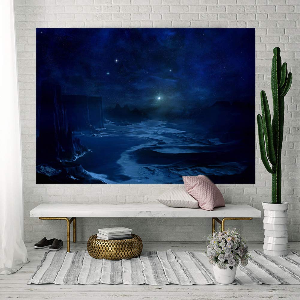 Decoración del hogar Symina Tapiz De Pared Tapiz Misterioso del Espacio