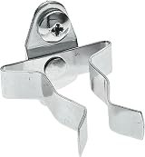 Triton Spring Clip Pegboard Hook 2 1/8" 10pk Chromate Steel Durahook for 1/8" view 1