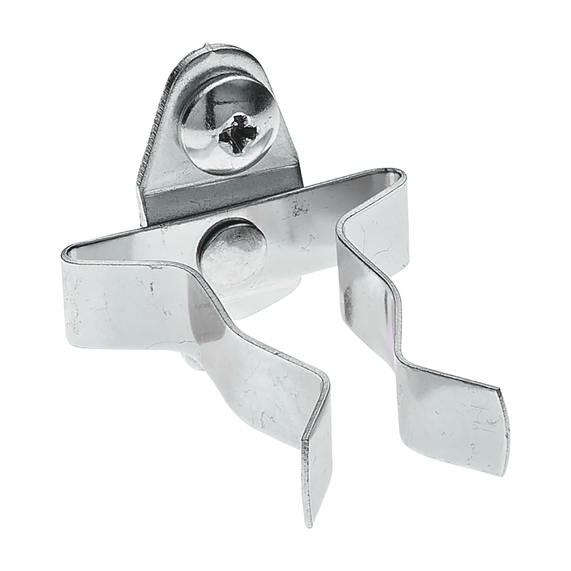 Triton Products Spring Clip Pegboard Hook - 2 1/8", Pack of 10, Chromate Dipped Steel Durahook for 1/8" and 1/4" Pegboards and Duraboards