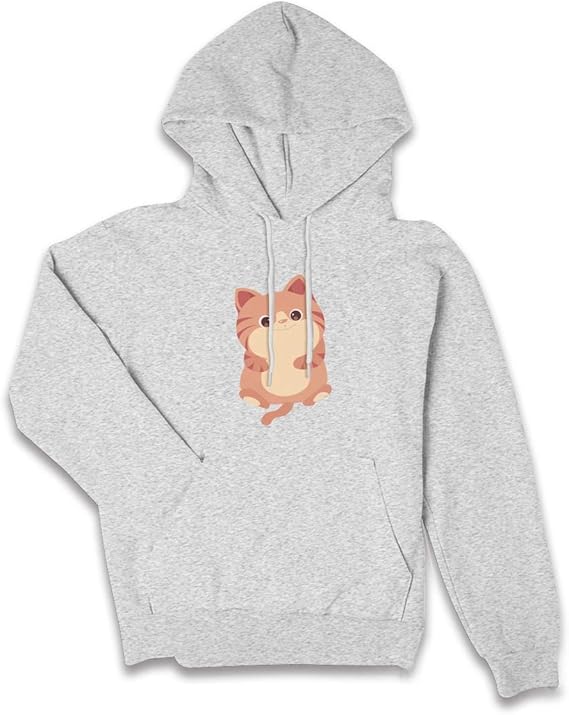 Amazon Co Jp パーカー レディース ガールズ トップス 春秋服 トレーナー 長袖 連帽 シンプル シャツ 可愛い 人気 スウェット プルオーバー ゆったり カジュアルおおきいサイズ 無地 防寒 暖かい より厚 多色選択 Gray Mオレンジ色の猫 服 ファッション小物