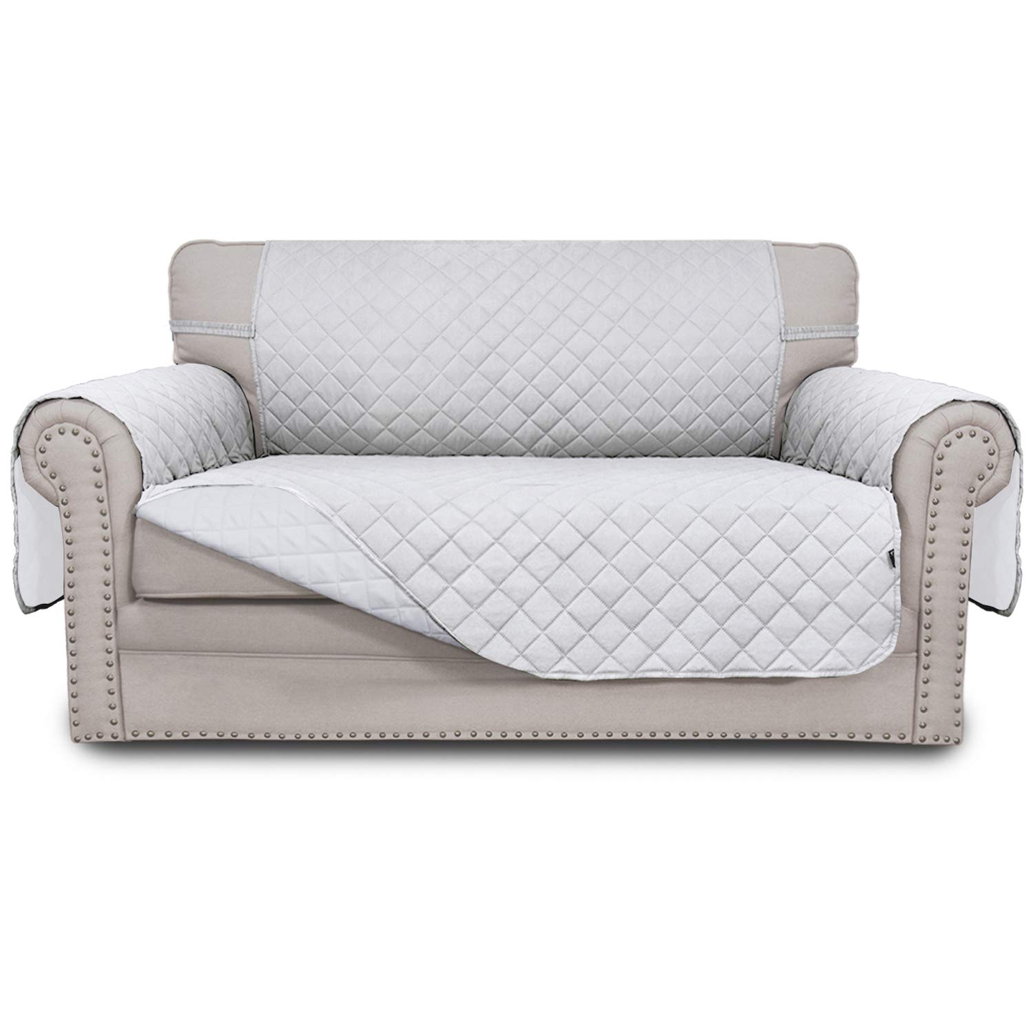 Easy-Going Reversible Loveseat Couch Cover for 2