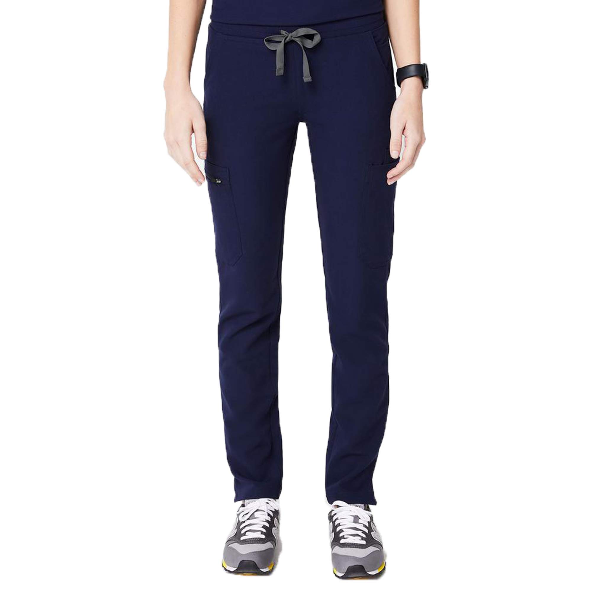 FIGS YOLA Skinny Scrub Pants for Women — Slim Fit, Straight Leg, 11 Pockets 4-Way Stretch, Anti-Wrinkle Women Scrub Pants