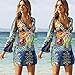 New Women Chiffon Bathing Suit Sexy Bikini Swimwear Cover Up Beach Dress (Colorful, M)