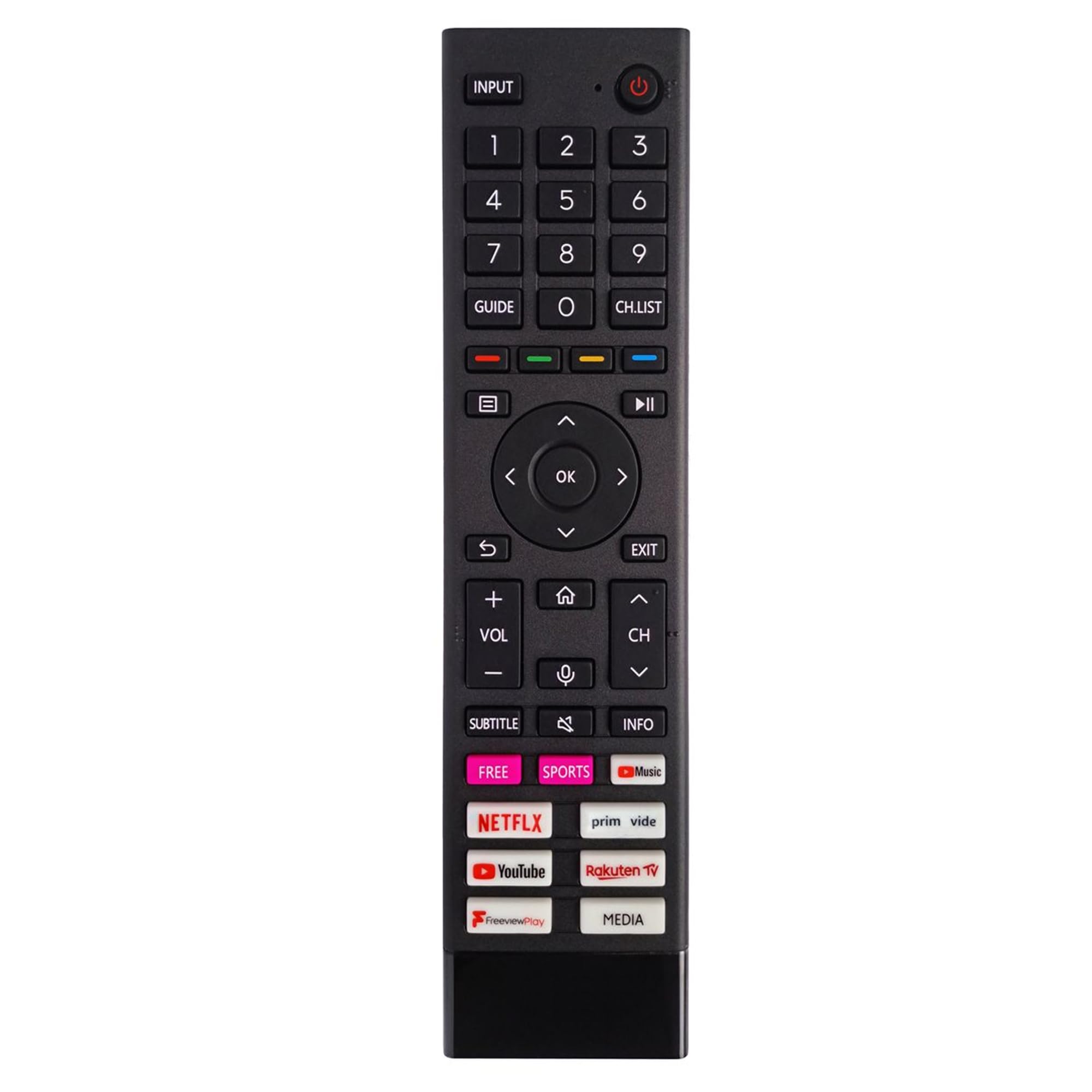 FOXRMT ERF3A80 Replacement Hisense Remote Control Fit for Hisense 4K UHD TV - No Setup Required
