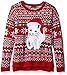 Blizzard Bay Women's, Long Sleeve, Fair Isle Kitty Ugly Christmas Sweater
