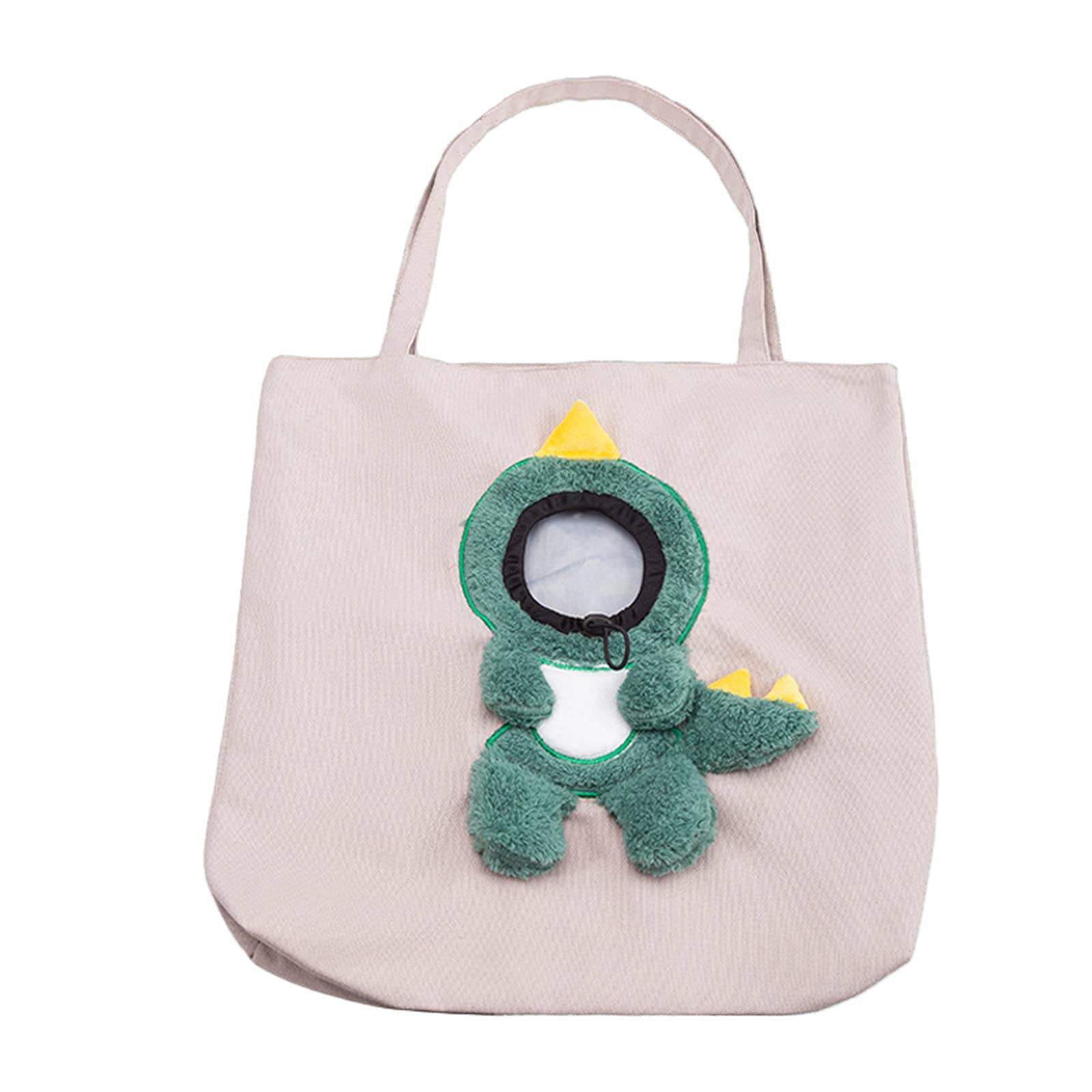 Photo 1 of *USED*
Pet Canvas Shoulder Carrying Bag, Cute Dinosaur Shaped Cat Carrier, L Size Portable Kitten & Puppy Tote, Comfort Carriers for Small Dogs, Cats, and Pets, Handbag for Outdoor, Shopping, and Camping