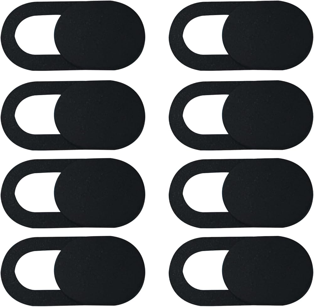 Dlicsy 8Pcs Ultra-Thin Webcam Cover Slide for Laptop Phone Computer Privacy