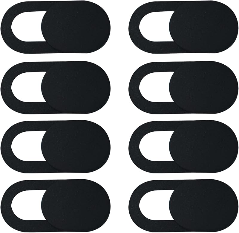 Dlicsy 8Pcs Ultra-Thin Webcam Cover Slide for Laptop Phone Computer Privacy