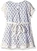 Rare Editions Girls' Ivory Lace to Periwinkle W Diamond Legging Set