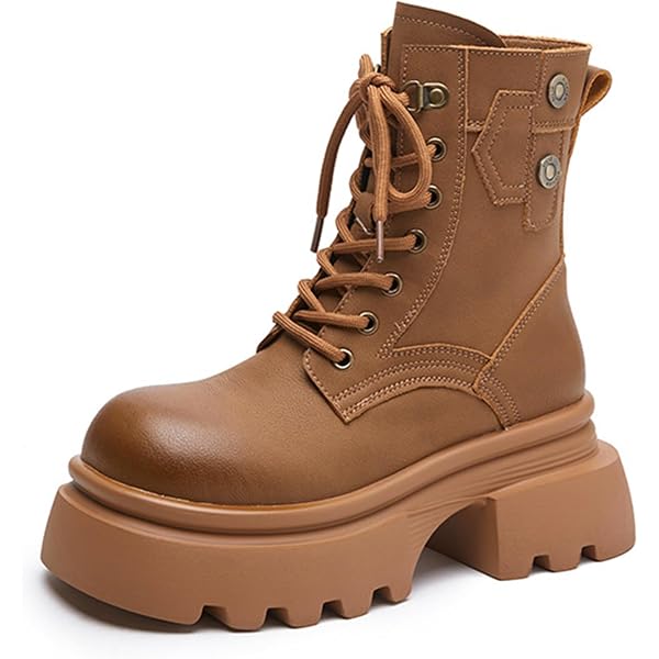 Amazon.com | Marc Fisher LTD Womens Lucien Leather Lug Sole  display picture 1