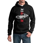 Lucky Ride Ford Mustang Hoodie Limited Edition 50 Years Red Stripe Ford Sweatshirt