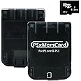 BITFUNX PSxMemCard PS1 Memory Card - Supports Firmware Upgrade, Saves Game Data and FreePSXBoot, Includes a 512MB MicroSD Card, High Speed Game Memory Card for PS1/PS One Console