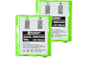 Synergy Digital 2-Way Radio Battery, Compatible with Motorola HKNN4002B 2-Way Radio Battery Combo-Pack Includes: 2 x SD2W-H1004 Batteries