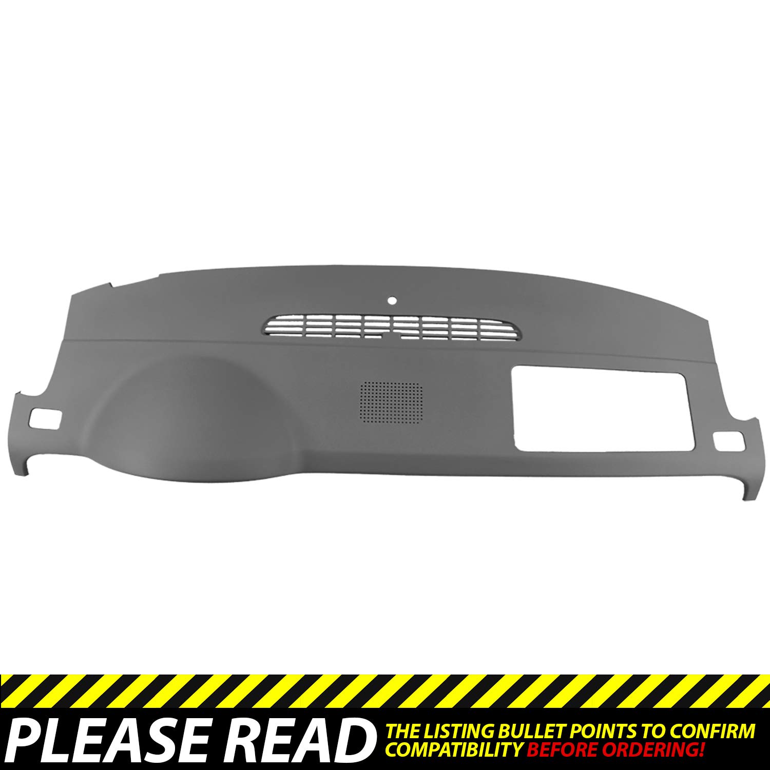 DashSkin Molded Dash Cover Compatible with 07-14 GM SUVs w/Dash Speaker in Dark Titanium