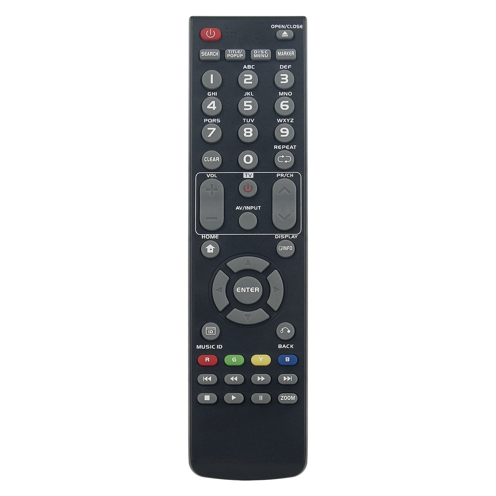 VINABTY AKB73375501 AKB73295901 Replacement Remote Control fit for LG Blu-Ray Disc Player BD645 BD670 BD690 BD650 BP650 BD650K BD660 BD660N BD660K BD660C BD670C HR929T HR936T HR938T HR945T
