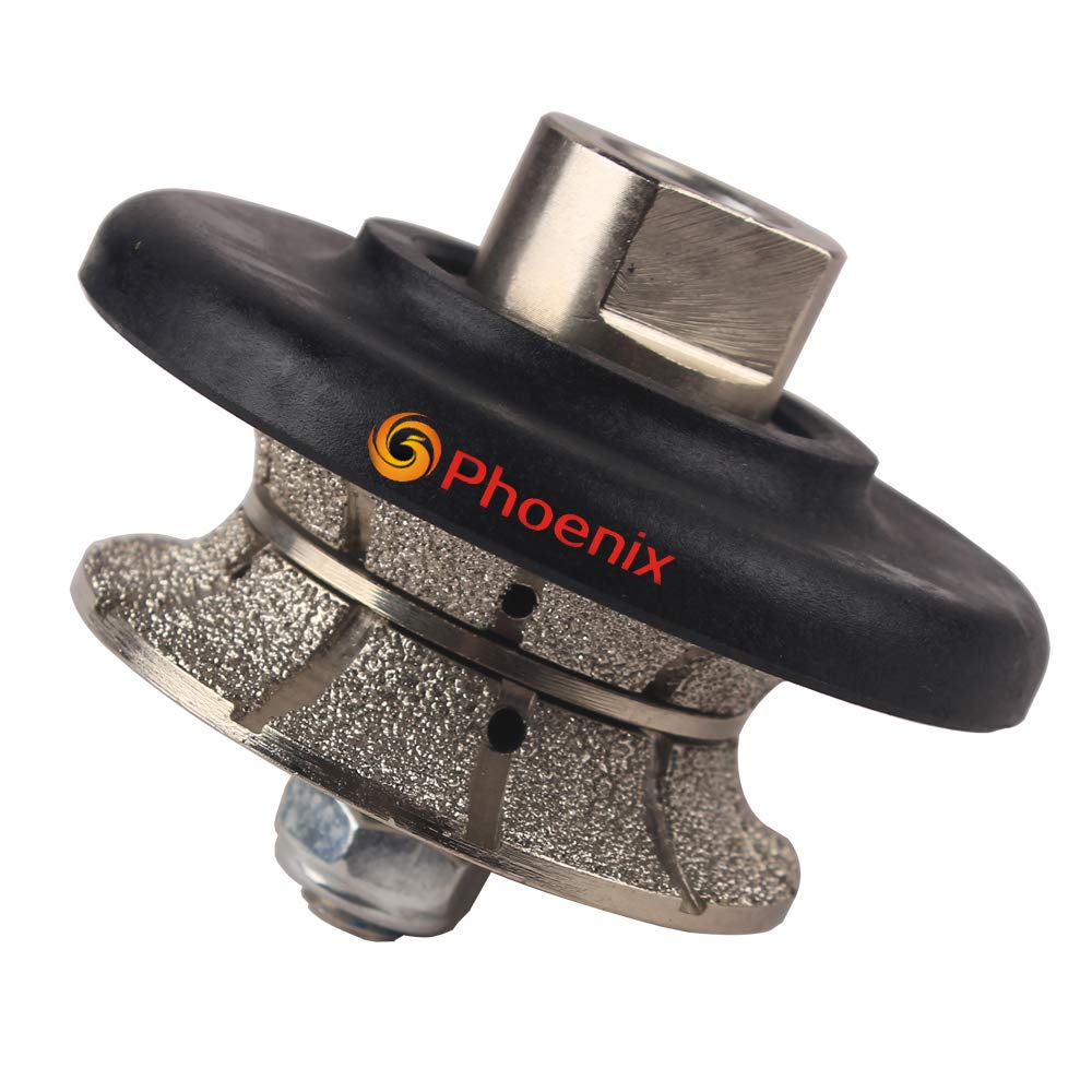 V30 30mm Full Bullnose Diamond Hand Profiler/Router Bits with 5/8-11 Thread for Granite Countertop (V30)