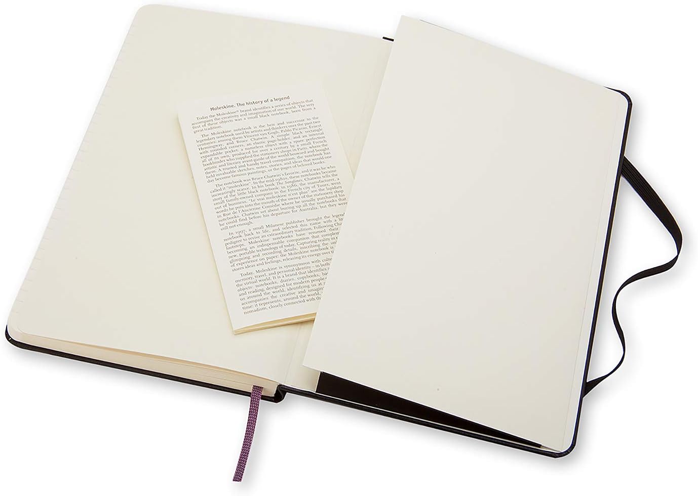 Moleskine Classic Notebook, Hard Cover, Large (5" x 8.25") Ruled/Lined, Black, 240 Pages : Wirebound Notebooks : Office Products