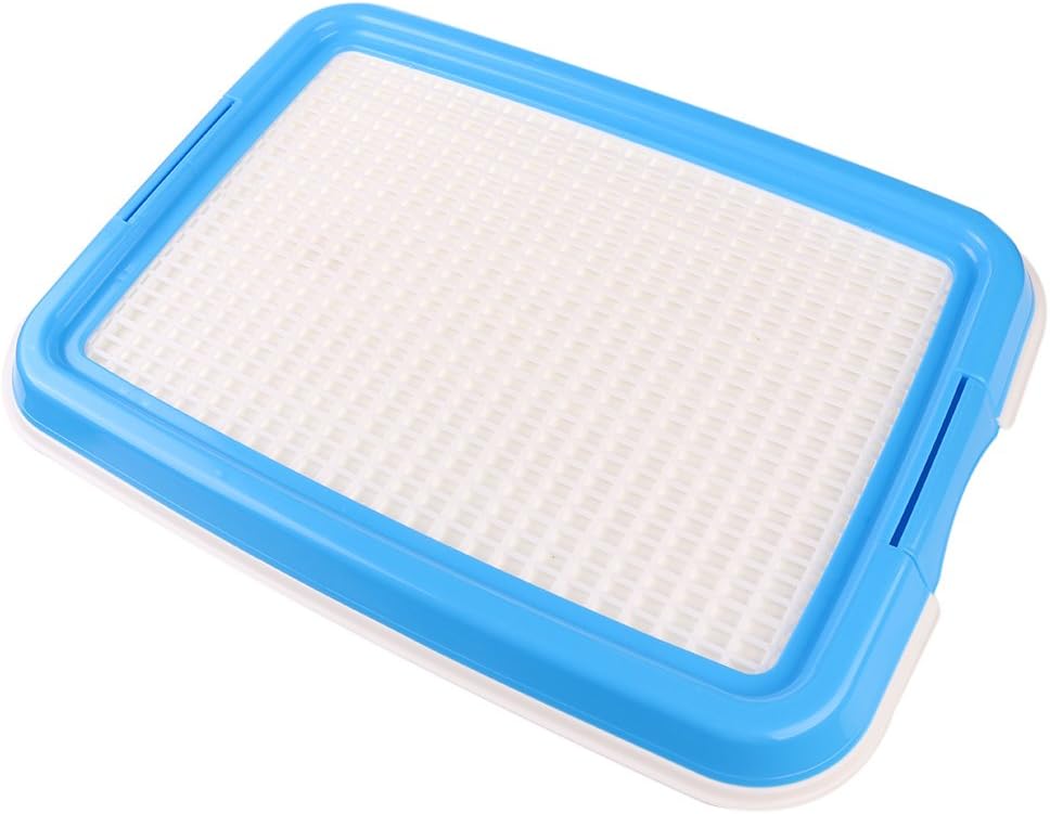 Candora Odourless Puppy Toilet Puppy Loo Training Potty Dog Toilet,Puppy Trainer Starter Kit Pet Toilet Potty Puppy Training Pad Holder Indoor Outdoor (Blue) - Image 4