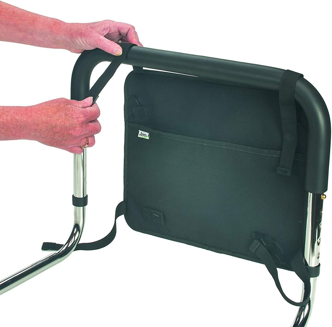Juvo Height Adjustable Bed Safety Rail with Storage Caddy (BSR101): Health & Personal Care
