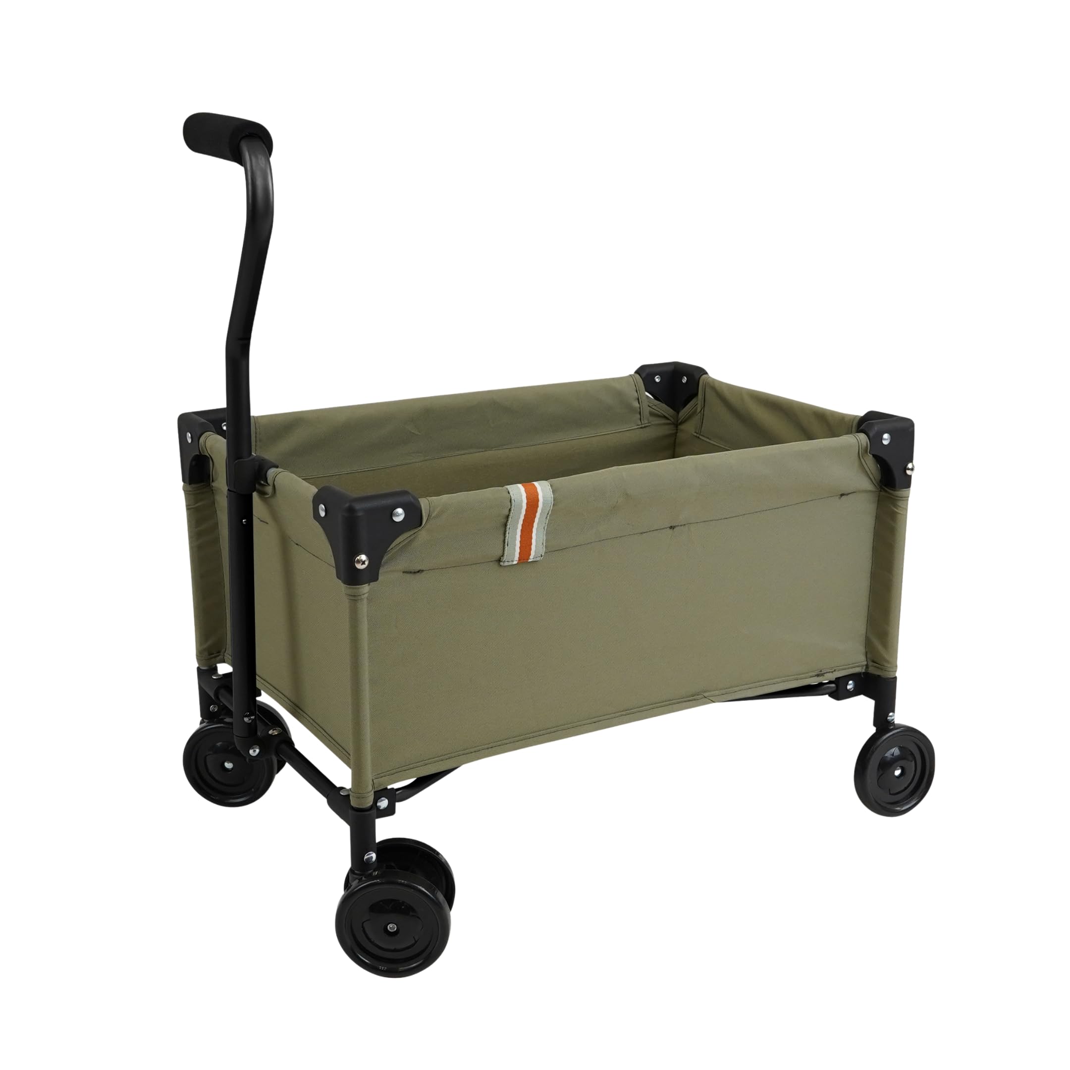 Photo 1 of 509 Crew: Little Wagon - Khaki - Folding Pull-Along Cart, Adjustable Handle, Canvas-Metal Frame, Transport Toys-Dolls-Stuffed Animals, Kids 3+