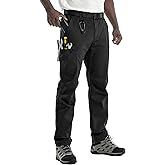 Flyplus Men's Tactical Pants with 8-Pockets Ripstop | Waterproof Cargo Work Pants Lightweight &amp; Breathable for Hiking, Fishing, Outdoor Work