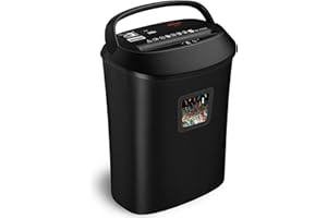VidaTeco Paper Shredder 58dB 14-Sheet Cross-Cut Shredder with US Patented Cutter Shreds Card/CD, Heavy Duty Paper Shredding Machine for Home Office with Auto Jam Proof,6.6-Gallon Bin