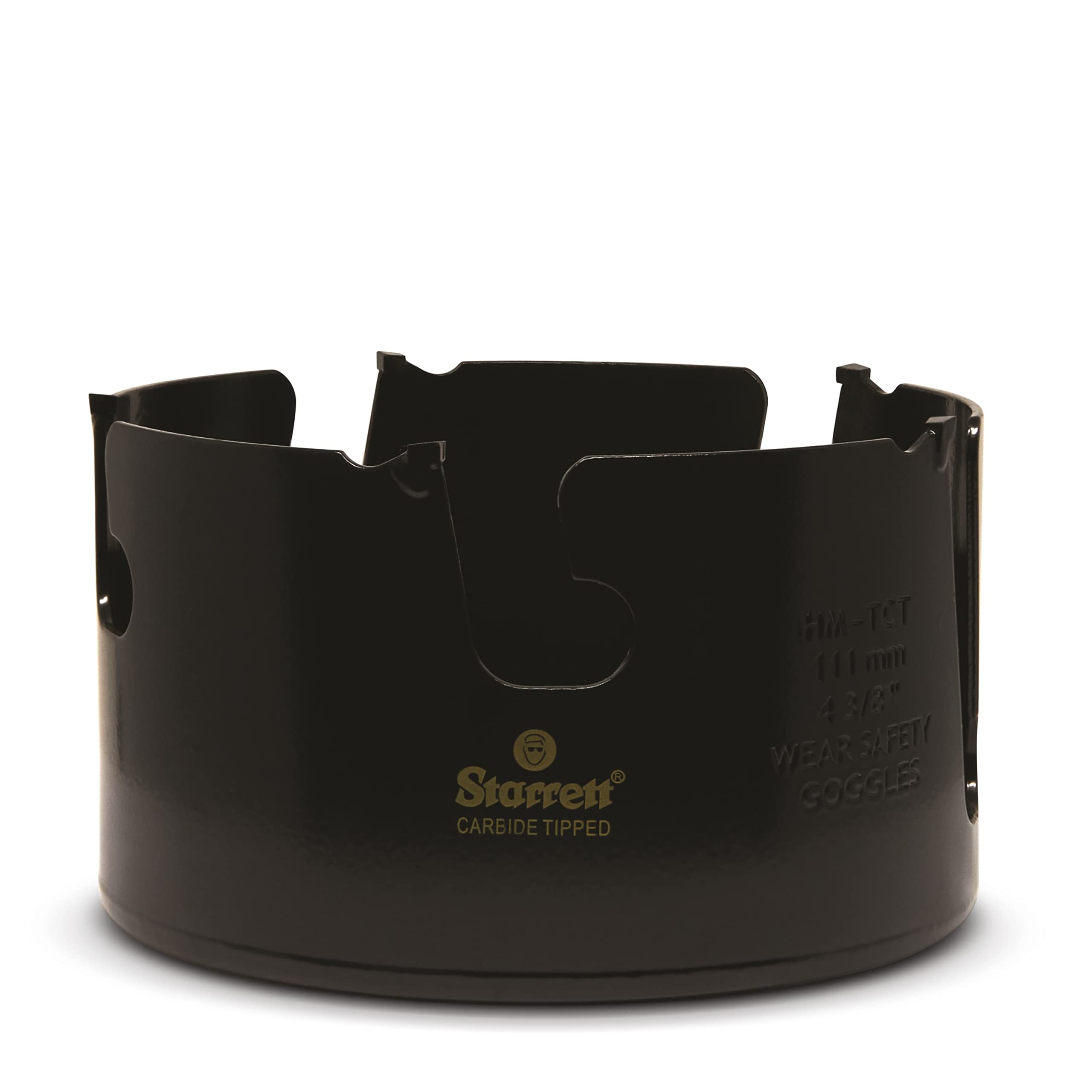 Starrett Tungsten Carbide Tipped Holesaw - MPH0438 Multi Purpose Cut TCT Hole Saw Cutter - For Wood MDF Plastics Ceramic Wall Tiles - 111mm โ image 1