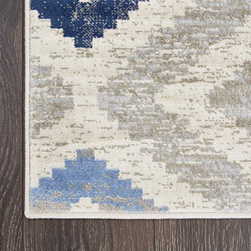 Home Dynamix Melrose Maritza Area Rug, 8x10, Blue/Ivory Pricepulse
