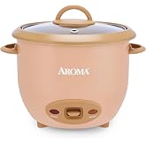 AROMA&reg; 6-Cup (Cooked) One-Touch Pot Style Rice Cooker with CoreCoat&trade; PFAS-Free Nonstick Ceramic Surface (1.5 Quarts)
