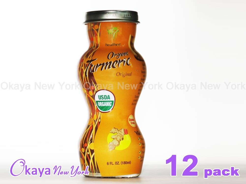 Organic Turmeric Original Juice 6 oz, Pack of 12