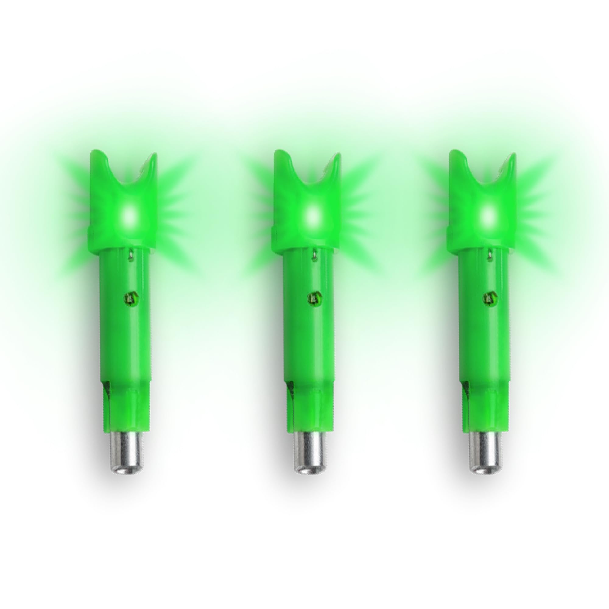 TenPoint Alpha-Blaze Lighted Crossbow Nock, Green - Pack of 3 for TenPoint & Wicked Ridge Arrows