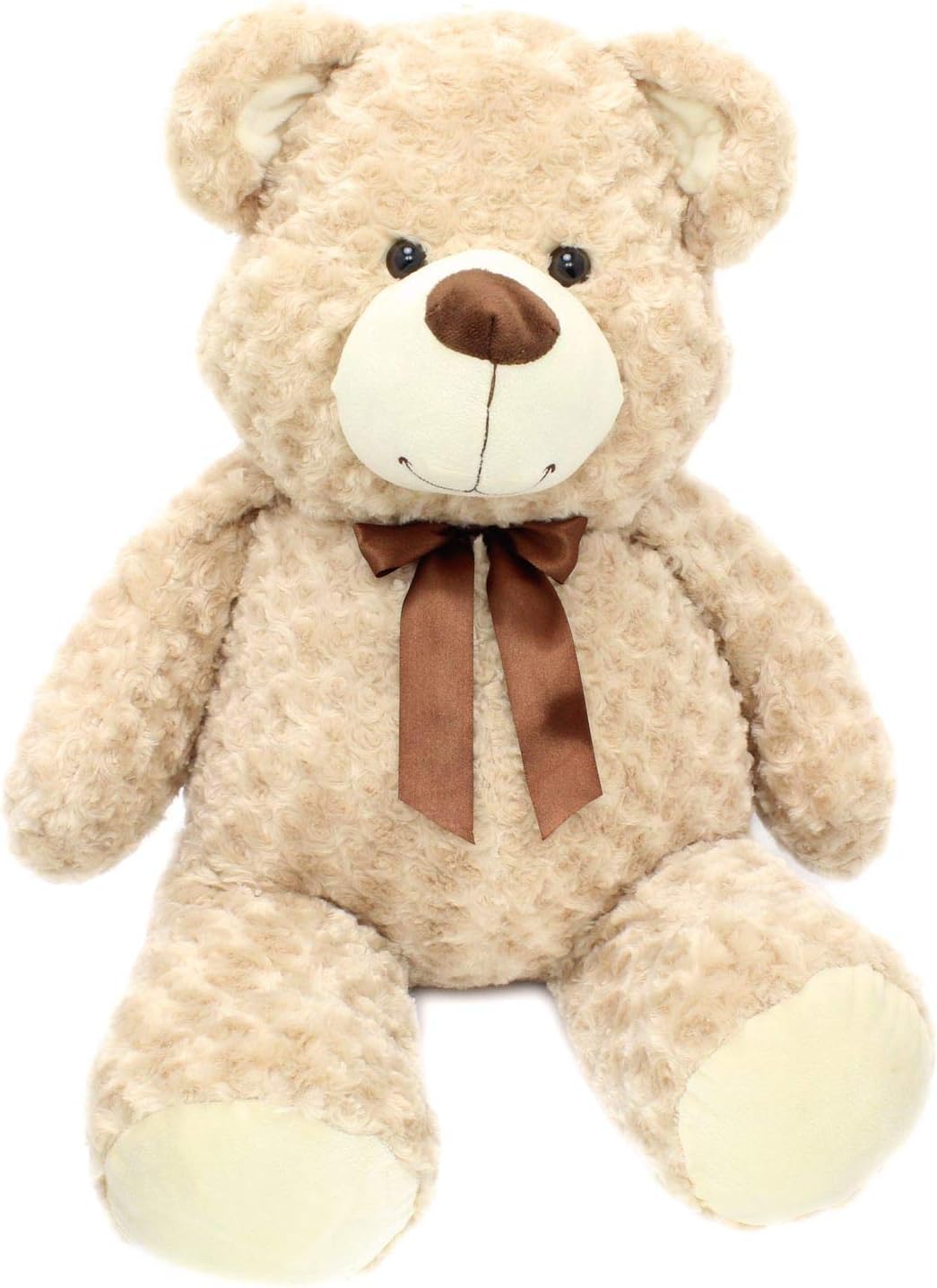 Extra Large 80cm (32") Super Cuddly Plush Giant Sitting Teddy Bear Soft Toy - Light Brown