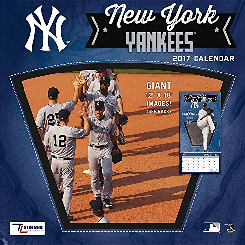 Download Cal 2017 New York Yankees 2017 12x12 Team Wall Calendar