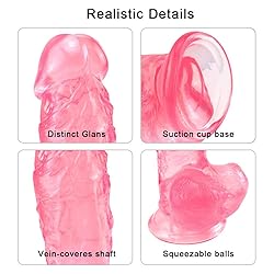 9.06 inch Realistic Silicone Wand Adult Toy for