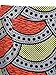 Joeoy Women's High Waist Vintage Printed Midi Pencil Skirt-L