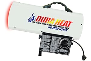 Dura Heat GFA60A 30K-60K BTU's Propane(LP) Forced Air Heater , White